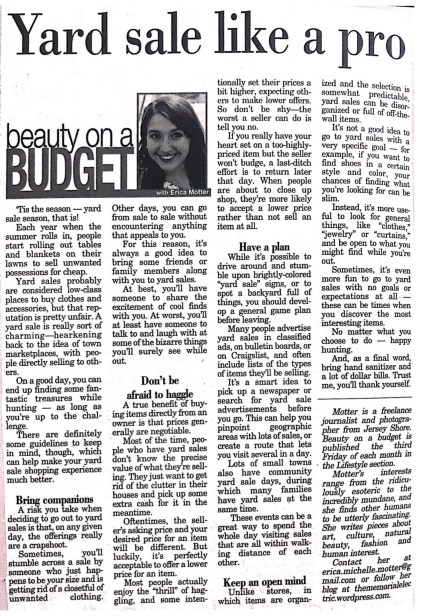 Yard Sale like a Pro